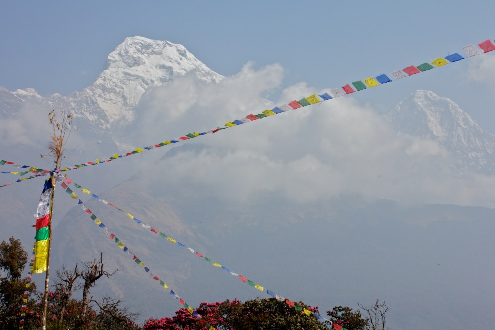 Annapurna South Flags