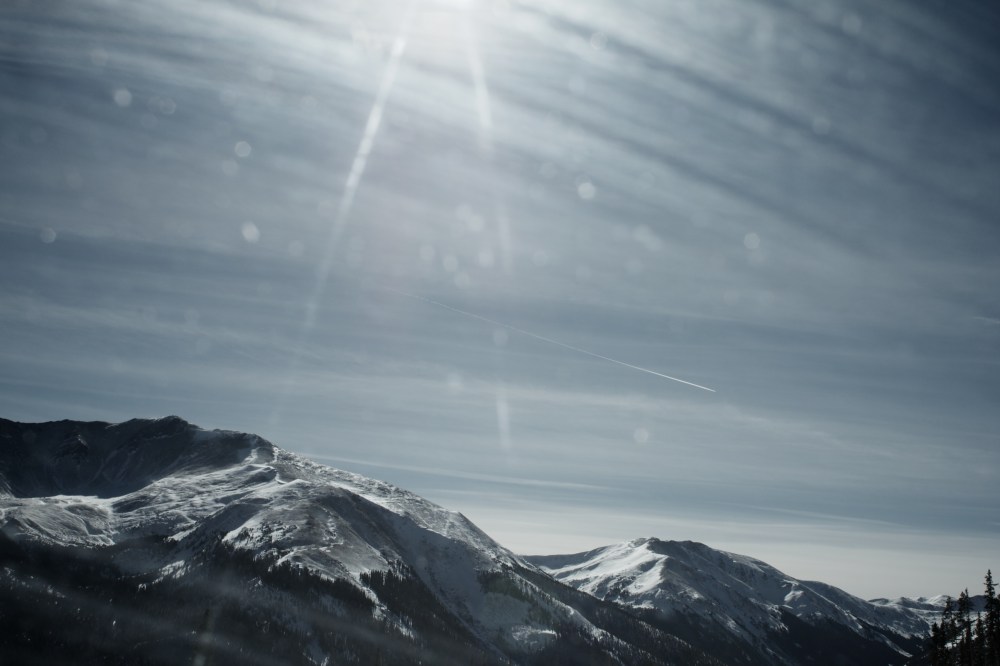 Blurry widshield shot